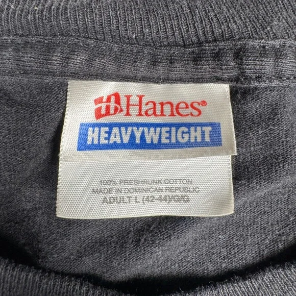 Vintage 2005 Iron Angels Biker Rallies of Texas T-Shirt Mens Large Hanes Black - Picture 3 of 9